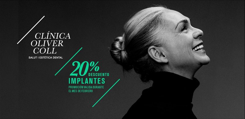 Descuento implantes dentales Mataró febrero